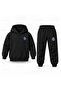 Kpop Demon Hunters Derpy Karton Tup Printed Children's Hooded Tracksuit Set - 2