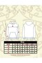 Women's Sweatshirt with Back Text Print, Oversize 3 Thread Hoodie - 2