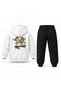 Six Seven 67 Frog Friends Printed Children's Hooded Tracksuit Set