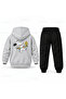 Snoopy Hulahop Printed Children's Hooded Tracksuit Set
