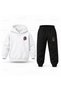 Katseye Sophia Red Ink Printed Children's Hooded Tracksuit Set - 2