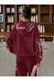 Unisex Women's Men's Martini Girl Printed Oversize 3 Thread Hooded Sweatshirt and Baggy Sweatpants