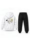 Snoopy Hulahop Printed Children's Hooded Tracksuit Set