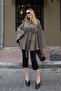 Brown Belted Cape Trench Coat - 3405 - 3