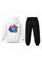 Kpop Demon Hunters Derpy Fruit Printed Kids Hooded Tracksuit Set