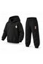 Snoopy Cicek Taci Printed Children's Hooded Tracksuit Set - 3