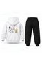 Snoopy Surprise Cake Printed Children's Hooded Tracksuit Set