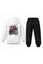 Katseye Silent Square Printed Children's Hooded Tracksuit Set