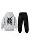 Katseye Cinema Series Printed Children's Hooded Tracksuit Set