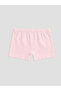Özmarka New Season Ecru Printed Girls' Boxer Shorts 3-Piece Set - 3