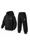 Snoopy Photography Printed Children's Hooded Tracksuit Set - 3