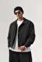 Lockfit Men's Coat with Zipper Collar and Adjustable Waist Elastic