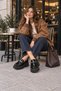 Luna Black Patent Leather Women's Daily Comfortable Stylish Moccasin Loafer Shoes with Almond Toe - 6