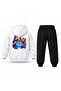 Kpop Demon Hunters Derpy Saksi Bakisi Printed Children's Hooded Tracksuit Set
