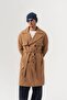 Trenchline Basic Double-Breasted Buttoned Trench Men's Coat