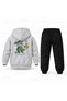 Paw Patrol Rocky Cartoon Ship Printed Children's Hooded Tracksuit Set