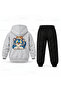 Kpop Demon Hunters Derpy Butterfly Printed Kids Hooded Tracksuit Set