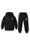 Snoopy Rocking Horse Printed Children's Hooded Tracksuit Set - 2