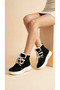 Women's Suede Look Plush Fur Detailed Lace-Up Winter Boots - 3