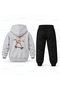 Six Seven 67 Geyik Balance Printed Children's Hooded Tracksuit Set