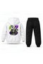 Six Seven 67 Panda Player Printed Children's Hooded Tracksuit Set