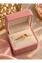 Women's Gold Color S Letter Stone Ring – Elegant and Sparkling Stylish Design - 2