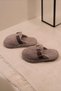 Women's Belted House Slippers. Plush Silent Sole Slippers - 5