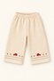 Baby Girl Red Polka Dot Rabbit Embroidered 2-Piece Set - 4