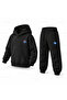 Kpop Demon Hunters Derpy Kalem Tail Printed Kids Hooded Tracksuit Set - 3