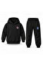 Kpop Demon Hunters Derpy Blanket Printed Kids Hooded Tracksuit Set - 2