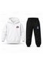 Kpop Demon Hunters Derpy Blanket Printed Kids Hooded Tracksuit Set - 2