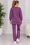 Apricot and Striped Spanish Style Colorful Youth Tracksuit Set - 2