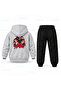 Katseye Megan Yuz Collage Printed Children's Hooded Tracksuit Set
