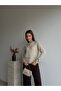 Buttoned Front Crew Neck Cardigan - 3