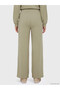 Vizyon New Season Khaki Stripe Detailed Soft Touch Women's Sweatpants - 4