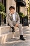 Boy's Jacket, Shirt, Pants 3-Piece Stylish Classic Set - 3