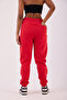 Women's Red Harvard Basic Jogger Pants - 6