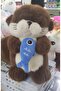 Plush Coffee Sleeping Companion Fish Catching Otter Otter Plush 35 cm Plush - 2