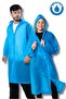 Modern and Transparent Design: Waterproof Snap-On Unisex Raincoat - Lightweight and Foldable