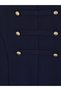 Alita City Lcw Kids Navy Blue Button Detailed Pleated Girls' Dress - 3