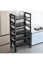 5-Tier Kitchen Baker's Rack with 3 Pull-Out Baskets - 4