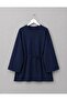 Women's Modal Fabric Elegant Tie-Detail Hijab Tunic