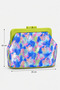 Rhin Women's Patterned Makeup Bag - Pistachio Green-Blue - 4
