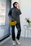 Premium Lace Detailed Knitwear Women's Sweater - Anthracite - 7