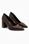 Lesa Brown Pointed Toe Women's Heeled Shoes - 4