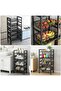 5-Tier Kitchen Baker's Rack with 3 Pull-Out Baskets - 6