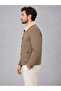 Men's Fur Collar Quilted Coat Jacket Mink 4322Dngr - 6