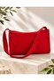 Livy Mini Baguette Women's Shoulder Bag with Zipper and Cord Strap, Daily Stylish Small Size - 2
