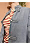 Pearl Buttoned Denim Jacket - 3