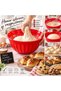 4 Lt Mixing Bowl Set of 2 – Dough Kneading Bowl, Salad and Serving Bowl, Multi-Purpose Plastic Kitchenware - 3